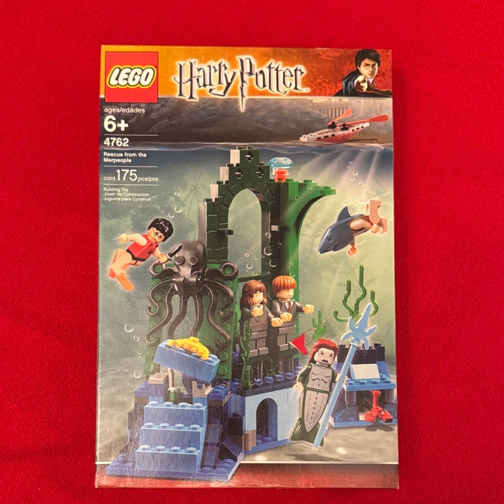 Lego Harry Potter Blue Green Underwater Rescue Playset NIB Collectible 2005